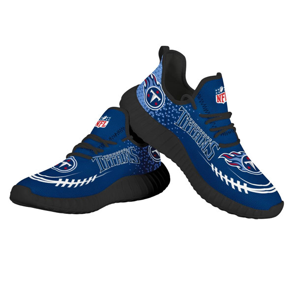 Women's Tennessee Titans Mesh Knit Sneakers/Shoes 004